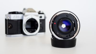 Canon AE-1 Program w/ 50mm 1.8 & Flash